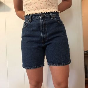 Levi’s high rise shorts
